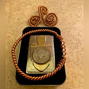 ★Vintage Buffalo Zippo Lighter ★ EMF Protector ★